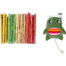 100'LÜ Munchy Ödül Çubuğu+Peluş Dişlik Çiğneme Oyuncağı