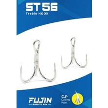 Fujin ST56 Üçlü Maket Balık Iğnesi Nickel 1 No