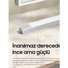 Samsung Beyaz Slim Gövde Bluetooth HDMI Optik 330W 10 Hoparlör Dolby Digital Plus 3.1.2 Ultra Slim Soundbar, Şık Tasarım