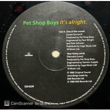 Pet Shop Boys – It's Alright  (Lp Plak)