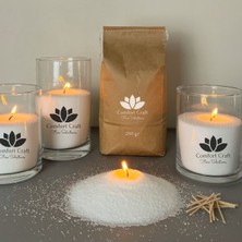 Toz Mum 250 Gram | 10 Adet Fitil Hediyeli | Kullanıma Hazır Mum Yapımı Seti
