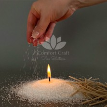 Toz Mum 250 Gram | 10 Adet Fitil Hediyeli | Kullanıma Hazır Mum Yapımı Seti
