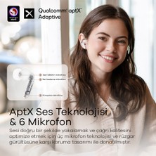 Soundpeats Air 4 Pro TWS Bluetooth 5.3 Kablosuz Kulakiçi Kulaklık - Uyarlanabilir ANC - Snapdragon Sound (Resmi Distribütör Garantili) 