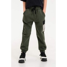 Gold Class Kidswear Fileli Cep Lastikli Bel ve Paça Erkek Çocuk Eşofman Altı