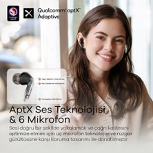 Soundpeats Air 4 Pro TWS Bluetooth 5.3 Kablosuz Kulakiçi Kulaklık - Uyarlanabilir ANC - Snapdragon Sound (Resmi Distribütör Garantili) 