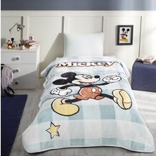 Özdilek Mickey Star Disney Lisanslı Tek Kişilik Çocuk Battaniyesi 160x220