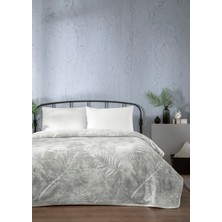 Özdilek Pirime Frunze Gri Tek Kişilik Battaniye