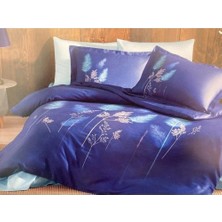 Özdilek Saten Pastoral Çift Kişilik Nevresim Takımı Soft Leaf Pastoral