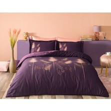 Özdilek Pastoral Çift Kişilik Soft Leaf Saten Nevresim Takımı