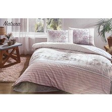Özdilek Natura Nev Çift Kişilik Nevresim Takımı - Pudra