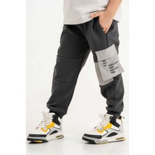 Gold Class Kidswear Cepli Lastikli Bel ve Paça Erkek Çocuk Eşofman Altı