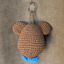 Uretti El Örgüsü Amigurumi Ayıcık Anahtarlık / Çanta Süsü - 10 x 11 cm