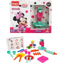 Crafy Minnie Dondurma Fabrikası Oyun Hamuru Seti 200 Gr. 29 Parça