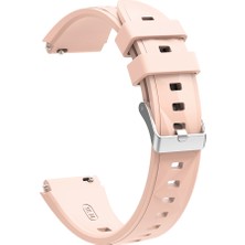 NSM Tech Huawei Watch Gt5 41MM Uyumlu Zore KRD-129 Silikon Kordon Strap Kayış-Pembe