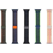 NSM Tech Watch 10 46MM Uyumlu Krd-91 Hasır Kordon Strap Kayış-Siyah