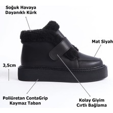 ripuvainen Kadın Kışlık Içi Kürklü Bot RPV007K01A - Siyah