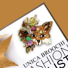 Unica Brooche Tilki Broş