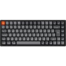 Keychron K2 Max %75 Rgb Türkçe Kablosuz Alüminyum Çerçeve Karbon Siyah Mekanik Klavye