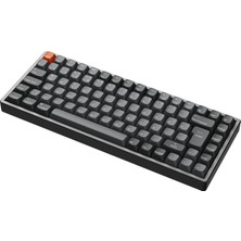Keychron K2 Max %75 Rgb Türkçe Kablosuz Alüminyum Çerçeve Karbon Siyah Mekanik Klavye