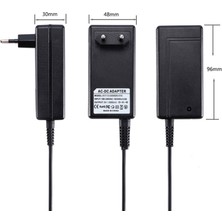 Glimmerven Elektrikli Süpürge Şarj Cihazı Aşırı Şarj Koruması Adaptör Güç Ab Fişi (Yurt Dışından)
