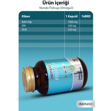 Nondo Fıshcap Balık Yağı Omega 3 Epa + Dha 50 Yumuşak Jelatin Kapsül