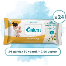 Önlem Papatyalı Islak Havlu 90 x 24 Adet