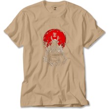 Z zepplin Samurai Red Warrior Krem Tişört