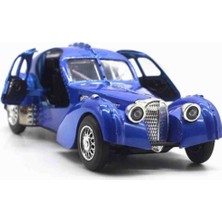 Vintage Dianomi Vintage 1:28 Ölçek Bugatti Clasic Araba ( Kapıları Açılır)