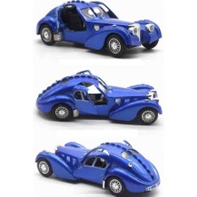 Vintage Dianomi Vintage 1:28 Ölçek Bugatti Clasic Araba ( Kapıları Açılır)