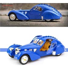 Vintage Dianomi Vintage 1:28 Ölçek Bugatti Clasic Araba ( Kapıları Açılır)