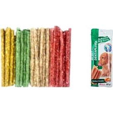 100'LÜ Munchy Ödül Çubuğu+Dentaplus Tavuklu Köpek Ödül Çubuğu X4 Sticks