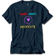 Z zepplin Accept Adapt Advocate Lacivert Tişört