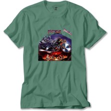 Z zepplin Judas Priest Painkiller Yeşil Tişört