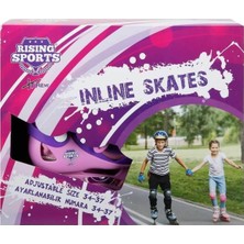 Toyfest Rising Sports Inline 4 Teker Paten Pembe