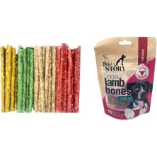 100'LÜ Munchy Ödül Çubuğu+Kuzulu Atıştırmalık Lamb Bones 80 gr
