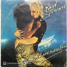 Rod Stewart Blondes Have More Fun LP Plak