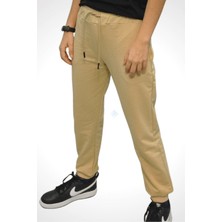 Unisex Çocuk Bej Jogger Eşofman Altı 11-12 Yaş - Bej