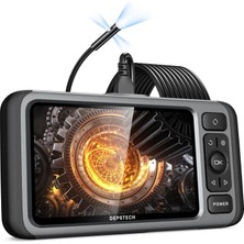 Depstech Üç Lensli Boroskop 5 Inc IPS Ekran 1080P Hd, 32G Kart - 5m