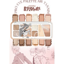 Hafif Dokulu Yoğun Renklere Sahip Göz Farı Paleti CLIO Pro Eye Palette Air (15 Tanning Brown)