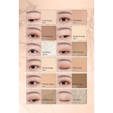 Hafif Dokulu Yoğun Renklere Sahip Göz Farı Paleti CLIO Pro Eye Palette Air (15 Tanning Brown)