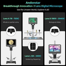 Andonstar AD246S-M Plus 7 Inc HDMI Digital Microscope 2000X - 2160P