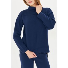 Irmak Kerekli Kadın  Düz Oversize Alt Üst Takım 1308