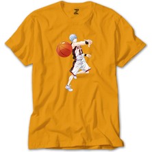 Wakha Baller Blue Anime Pass Sarı Tişört