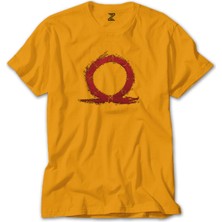 Wakha God Of War Ragnarok Red Omega Sarı Tişört
