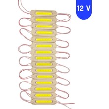 12 Volt 2 Watt Beyaz Cob LED Modül IP65 10 Adet Modül