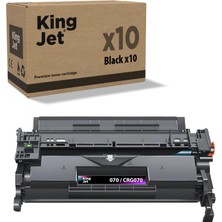 Kingjet Kingjet® 070 / CRG-070 10'lu Paket - Canon Uyumlu Çipli Muadil Toner