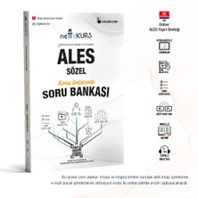 Nettekurs Yayınları Ales Sözel Konu Anlatımlı Akıllı Soru Bankası