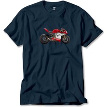 Wakha Ducati 1299 Ducati Panigale V4 Lacivert Tişört