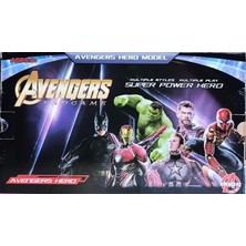 Greatmark 2156 Avengers Spiderman Maskeli Hulk ve Spiderman Karakter Seti 17 cm