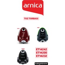 Dogant Arnica Terra-Premium Rosso  Süpürge Toz Torbası 10 Adet Motor Filitreli